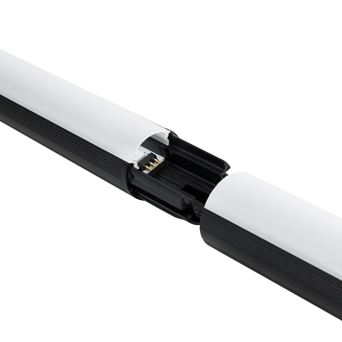 LEDTM® DIGICOLUMN 90763 Μοντέρνο Επιδαπέδιο Γραμμικό Ψηφιακό Φωτιστικό Digital Pixel Symphony Bar με RF Ασύρματο Χειριστήριο LED 16W 1280lm 180° DC 5V με USB 2.0 IP20 Πολύχρωμο RGB Dimmable - Μαύρο - Φ3 x Υ165cm - 2 Χρόνια Εγγύηση - Image 10