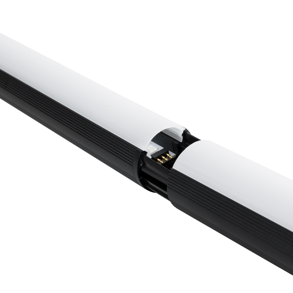 LEDTM® DIGICOLUMN 90764 Μοντέρνο Επιδαπέδιο Γραμμικό Ψηφιακό Φωτιστικό Digital Pixel Symphony Bar με RF Ασύρματο Χειριστήριο LED 16W 1280lm 180° DC 5V με USB 2.0 IP20 Πολύχρωμο RGB Dimmable - Μαύρο - Φ3 x Υ165cm - 2 Χρόνια Εγγύηση - Image 9
