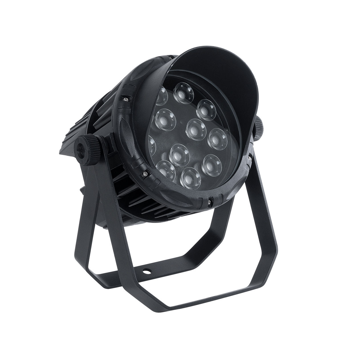 LEDTM® FLOODKARA 90820 Προβολέας Σποτ Wall Washer με Αντιθαμβωτική Γρίλια LED 54W 5940lm 5° DC 24V Αδιάβροχο IP67 Πολύχρωμο RGBW Dimmable DMX512 - CREE XPE Chip - Γκρι Ανθρακί - Μ28 x Π32 x H27cm - 3 Χρόνια Εγγύηση - Image 2