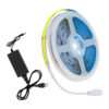LEDTM® COBWAVE 70417 Σετ Ταινίας με Τροφοδοτικό LED 48W 5280lm 120° AC 220-240V IP20 1540 x COB Chip Ψυχρό Λευκό 6000K - Sanan COB Chip - Μ500 x Π1 x Υ0.2cm - Ρολό 5 Μέτρων - 2 Χρόνια Εγγύηση - Image 2
