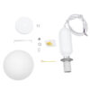 LEDTM® MAVERICK 00944 Μοντέρνο Κρεμαστό Φωτιστικό Οροφής με Ντουί 1 x E27 AC 220-240V IP20 - Λευκό - Μ15 x Π15 x Υ33cm - Image 9