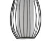 LEDTM® LILY 01561 Vintage Κρεμαστό Φωτιστικό Οροφής με Ντουί 1 x E27 AC 220-240V IP20 - Μαύρο & Λευκό - Μ20 x Π20 x Υ90cm - Image 8