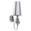 LEDTM® LAURA 01498 Μοντέρνο Φωτιστικό Τοίχου - Απλίκα με Ντουί 1 x E27 AC 220-240V IP20 - Ασημί - Μ21 x Π15 x Y48cm - Image 2