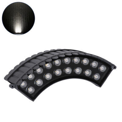Alternative view of LEDTM® TREELIGHT-JINA 90694 Κυρτή Μπάρα Φωτισμού Wall Washer με Αντιθαμβωτική Γρίλια Ειδική για Φυτά - Δέντρα LED 18W 1710lm 10° DC 24V Αδιάβροχο IP67 L29 x W11 x H10.5cm Φυσικό Λευκό 4500K - Γκρι Ανθρακί - 3 Years Warranty