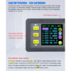 LEDTM® 79984 DPS5020-USB-BT Ψηφιακό Δοκιμαστικό Εργαλείο Ηλεκτρονικού/Τεχνικού Τμήματος Ρυθμιζόμενης Τάσης & Ampere - Βολτόμετρο/Αμπερόμετρο/Βατόμετρο Μετατροπέας με LCD Οθόνη Max Output 0-20A/DC 0-50V/0-1000W με Micro USB & Βluetooth APP - Image 24