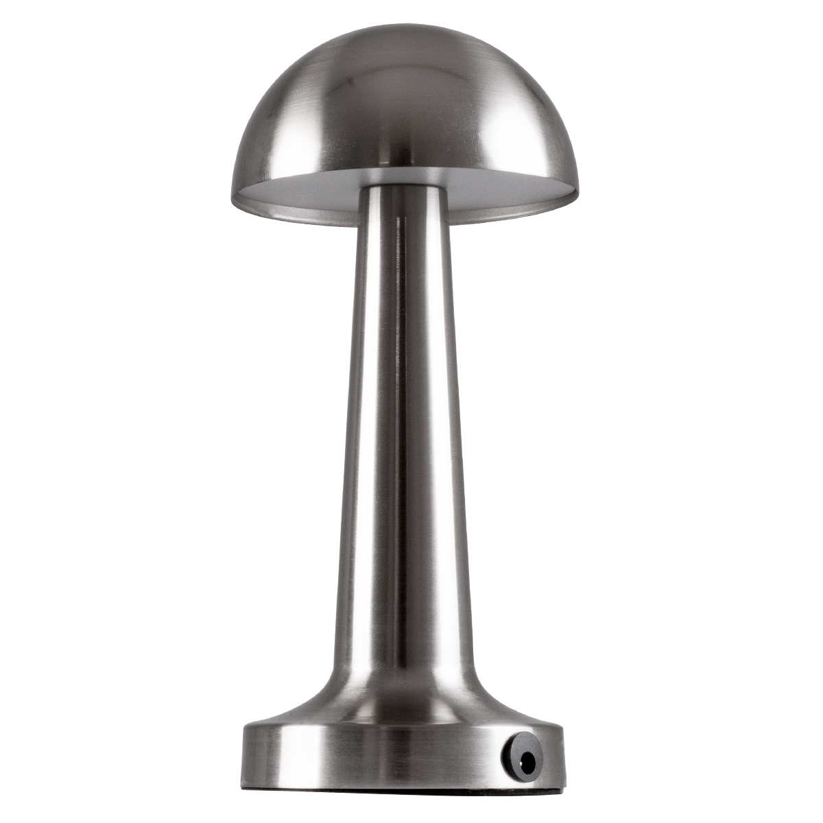 LEDTM® COCO 76510 Επαναφορτιζόμενο Επιτραπέζιο Φωτιστικό Πορτατίφ LED 1.5W 105lm 120° DC 5V IP44 Θερμό Λευκό 2700K Dimmable Ασημί Αλουμίνιο - Μ10 x Π10 x Υ22cm - 2 Xρόνια Εγγύηση - Image 2