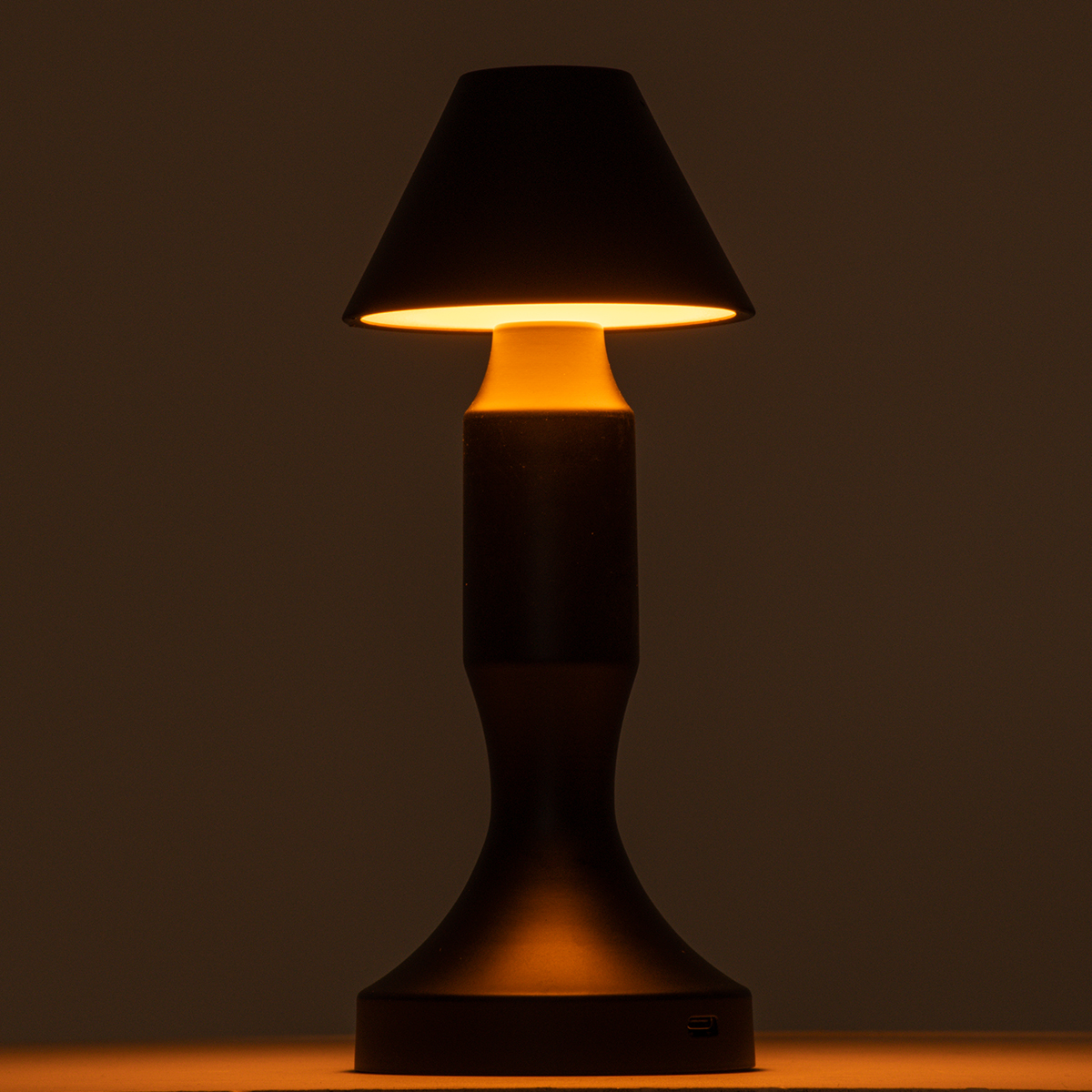 LEDTM® LUNNA 76478 Επαναφορτιζόμενο Επιτραπέζιο Φωτιστικό Πορτατίφ LED 1.5W 105lm 120° DC 5V IP44 CCT Ultra Θερμό 1500K - Φυσικό Λευκό 4500K - Ψυχρό Λευκό 6000K Dimmable Ασημί Πλαστικό - Μ9 x Π9 x Υ23cm - 2 Χρόνια Εγγύηση - Image 9