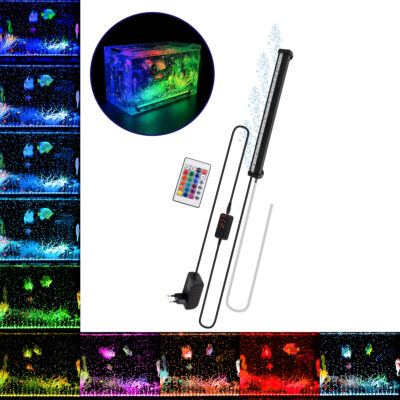 Alternative view of LEDTM® 79675 Φωτιστικό Ενυδρείου & Οξυγονωτής / Μηχανισμός Φυσαλίδων 30cm LED 12W 180° AC 230V Αδιάβροχο IP68 με Ασύρματο Χειριστήριο IR Πολύχρωμο RGB Dimmable