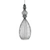 LEDTM® LILY 01561 Vintage Κρεμαστό Φωτιστικό Οροφής με Ντουί 1 x E27 AC 220-240V IP20 - Μαύρο & Λευκό - Μ20 x Π20 x Υ90cm - Image 6