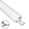 LEDTM® ALP-CORNER LINEO 70815-3M Επιφανειακό Γωνιακό Προφίλ Αλουμινίου με Λευκό Γαλακτερό Πατητό Κάλυμμα για Ταινίες LED IP20 - Ασημί & Λευκό - Μ300 x Π1.6 x Υ1.6cm - Πακέτο 5 Τεμαχίων - Image 2