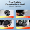 CELEBRAT headphones A33, ασύρματα & ενσύρματα, ANC, 40mm, 300mAh, μαύρα - Image 6