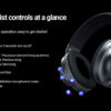 CELEBRAT headphones A34, ασύρματα & ενσύρματα, 40mm, 300mAh, μαύρα - Image 5