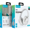 CELEBRAT headphones A40, ασύρματα & ενσύρματα, 40mm, 250mAh, λευκά - Image 4