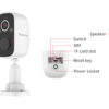 VSTARCAM smart ηλιακή κάμερα BG55, 3MP, 4G, SD, 5000mAh, IP66 - Image 3