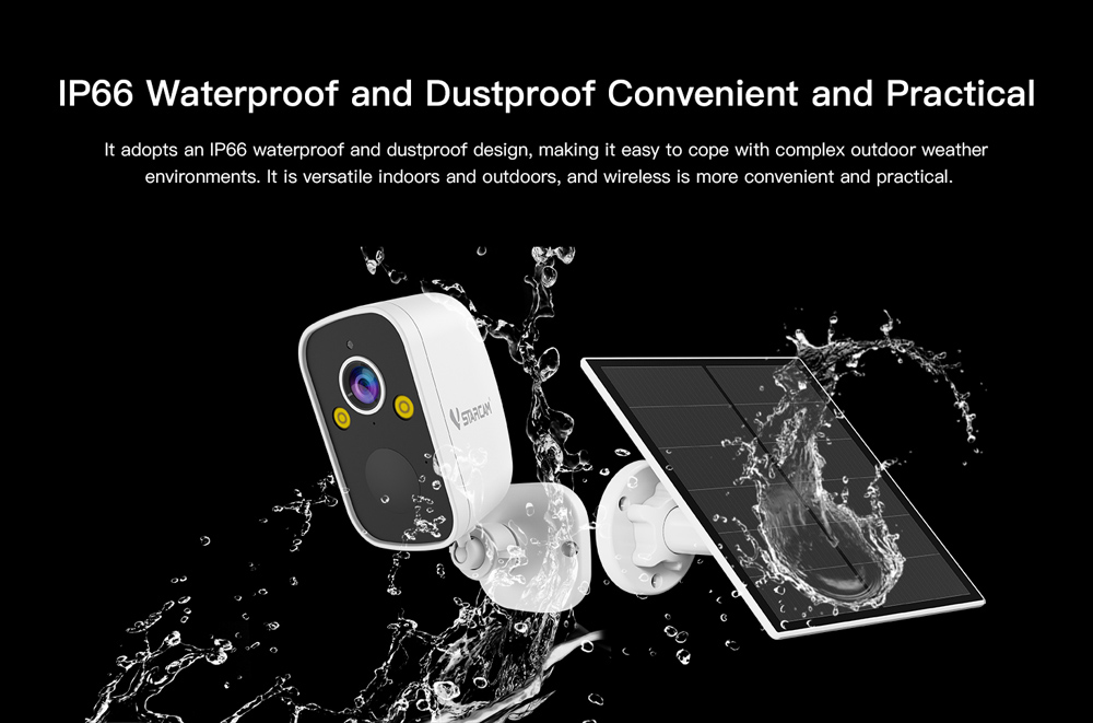 VSTARCAM smart ηλιακή κάμερα BG55, 3MP, 4G, SD, 5000mAh, IP66 - Image 10