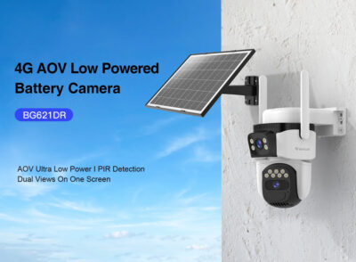 Alternative view of VSTARCAM smart ηλιακή κάμερα BG621DR, dual lens, 3MP, 4G, SD, PTZ, IP66