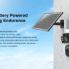 VSTARCAM smart ηλιακή κάμερα BG621DR, dual lens, 3MP, 4G, SD, PTZ, IP66 - Image 8