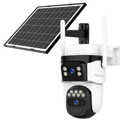 VSTARCAM smart ηλιακή κάμερα BG621DR, dual lens, 3MP, 4G, SD, PTZ, IP66