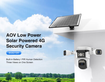 Alternative view of VSTARCAM smart ηλιακή κάμερα BG621SR, triple lens, 2MP, 4G, SD, PTZ, IP66