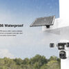 VSTARCAM smart ηλιακή κάμερα BG621SR, triple lens, 2MP, 4G, SD, PTZ, IP66 - Image 5