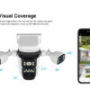 VSTARCAM smart ηλιακή κάμερα BG621SR, triple lens, 2MP, 4G, SD, PTZ, IP66 - Image 12
