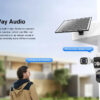 VSTARCAM smart ηλιακή κάμερα BG621SR, triple lens, 2MP, 4G, SD, PTZ, IP66 - Image 13