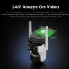 VSTARCAM smart ηλιακή κάμερα BG621TR, triple lens, 3MP, 4G, SD, PTZ, IP66 - Image 6