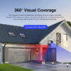 VSTARCAM smart ηλιακή κάμερα BG621TR, triple lens, 3MP, 4G, SD, PTZ, IP66 - Image 7