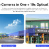 VSTARCAM smart ηλιακή κάμερα BG621TR, triple lens, 3MP, 4G, SD, PTZ, IP66 - Image 8
