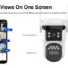 VSTARCAM smart ηλιακή κάμερα BG621TR, triple lens, 3MP, 4G, SD, PTZ, IP66 - Image 9