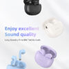 USAMS earphones με θήκη φόρτισης US-YO17, True Wireless, Φ13mm, μαύρα - Image 2