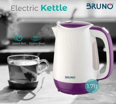 Alternative view of BRUNO ηλεκτρικός βραστήρας BRN-0001, 2200w, 1.7lt, βάση 360°, LED