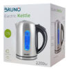 BRUNO ηλεκτρικός βραστήρας BRN-0028, 2200W, 1.7lt, βάση 360°, LED - Image 3