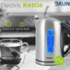 BRUNO ηλεκτρικός βραστήρας BRN-0028, 2200W, 1.7lt, βάση 360°, LED - Image 2