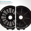 BRUNO ηλεκτρικός στίφτης BRN-0096, συνεχούς ροής, 600W, inox-μαύρο - Image 4