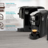 BRUNO καφετιέρα espresso 3 σε 1 BRN-0124, 1450W, 19 bar, μαύρη - Image 5