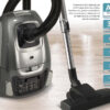 BRUNO ηλεκτρική σκούπα BRN-0136, 800W, 3.5lt, γκρι - Image 2