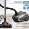 BRUNO ηλεκτρική σκούπα BRN-0136, 800W, 3.5lt, γκρι - Image 3
