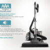 BRUNO ηλεκτρική σκούπα BRN-0137, 800W, 3lt, κυκλωνική, λευκή - Image 3