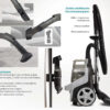 BRUNO ηλεκτρική σκούπα BRN-0137, 800W, 3lt, κυκλωνική, λευκή - Image 8