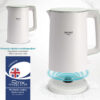 BRUNO βραστήρας BRN-0140 με διπλό τοίχωμα, 1.7L, Strix, 2200W, λευκός - Image 5
