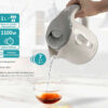 BRUNO βραστήρας νερού BRN-0141, 1L, 1100W, λευκό-γκρι - Image 4