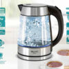 BRUNO βραστήρας νερού BRN-0143, 1.7L, 2200W, γυάλινος-Inox - Image 2