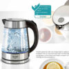 BRUNO βραστήρας νερού BRN-0143, 1.7L, 2200W, γυάλινος-Inox - Image 3