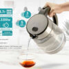 BRUNO βραστήρας νερού BRN-0143, 1.7L, 2200W, γυάλινος-Inox - Image 4