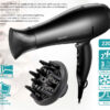 BRUNO σεσουάρ μαλλιών BRN-0154, 2200W, με φυσούνα, μαύρο - Image 2