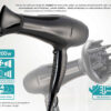 BRUNO σεσουάρ μαλλιών BRN-0154, 2200W, με φυσούνα, μαύρο - Image 3