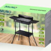 BRUNO επιδαπέδια ηλεκτρική ψησταριά BRN-0190, 2400W, με βάση & ρυθμιζόμενο θερμοστάτη, μαύρη - Image 5