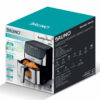 BRUNO φριτέζα αέρος BRN-0194, 8lt, 1800W, inox/μαύρη - Image 8