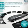 BRUNO σετ κουρευτική μηχανή ρεύματος BRN-0197 με εξαρτήματα & τσαντάκι, μαύρη - Image 4